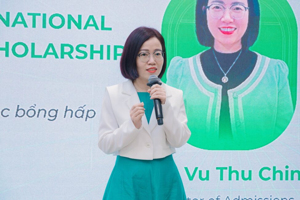 ThS. Vũ Thu Chinh chia sẻ về chương trình học bổng của Asia University Vietnam