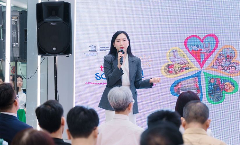 ThS. Cindy Nguyễn – Trưởng Ban Dịch vụ Sinh viên Asia University Vietnam nhấn mạnh vai trò của môi trường học tập nhân văn, hỗ trợ toàn diện cho sinh viên