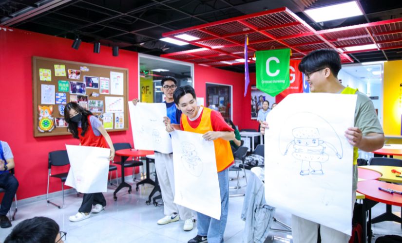 Hoạt động nhóm thú vị tại Ngày hội trải nghiệm Công dân toàn cầu
