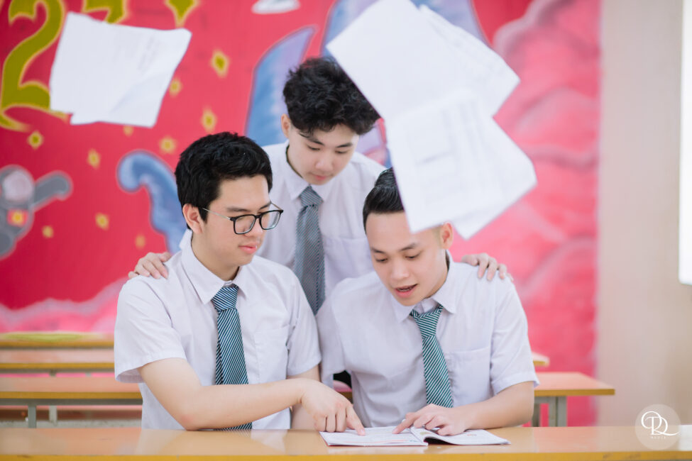 Lưu Minh Tuấn khi còn là học sinh tại trường THPT Dương Quảng Hàm – Hưng Yên