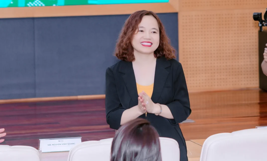 PGS.TS Phạm Thị Liên nhấn mạnh: Chương trình đào tạo của Asia University Vietnam sẽ trang bị cho sinh viên bộ kỹ năng công dân toàn cầu, tăng lợi thế cạnh tranh sau khi ra trường