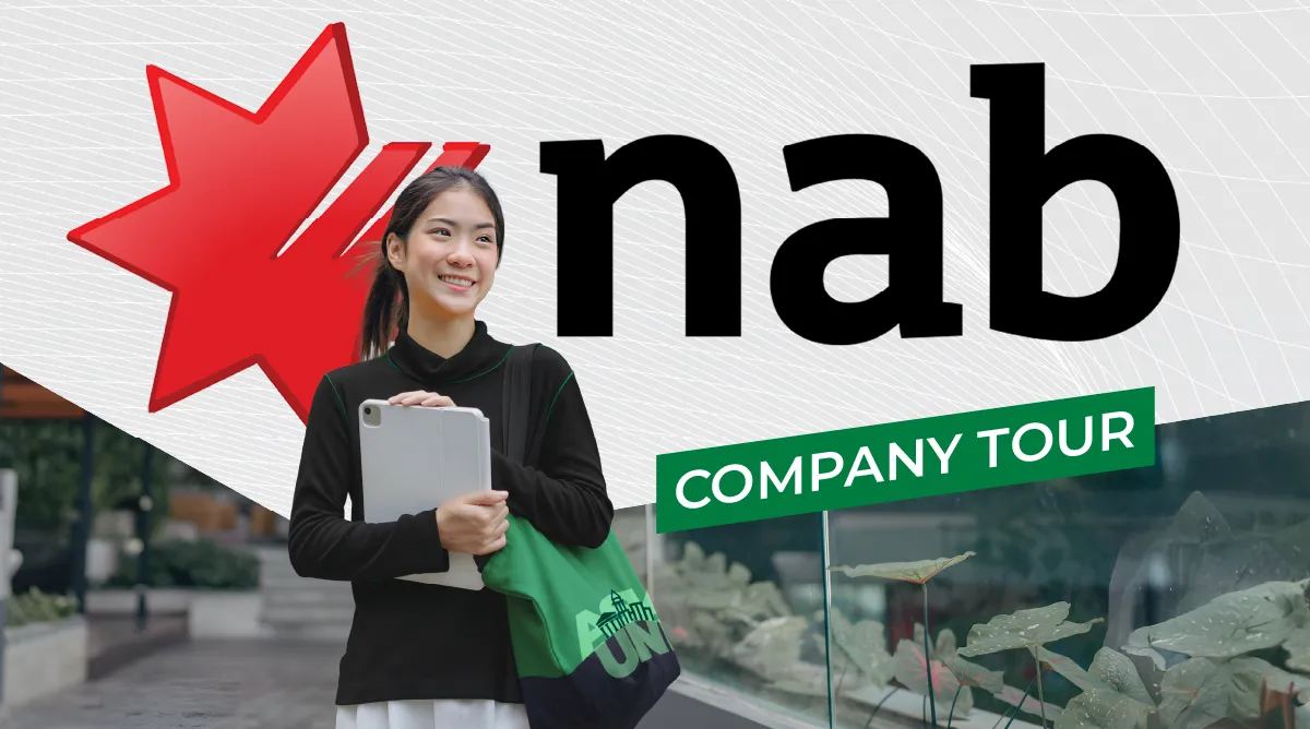 sinh viên Asia University Vietnam sẽ có cơ hội tham gia chương trình Company Tour tại NAB Innovation Centre Vietnam (NAB Vietnam)