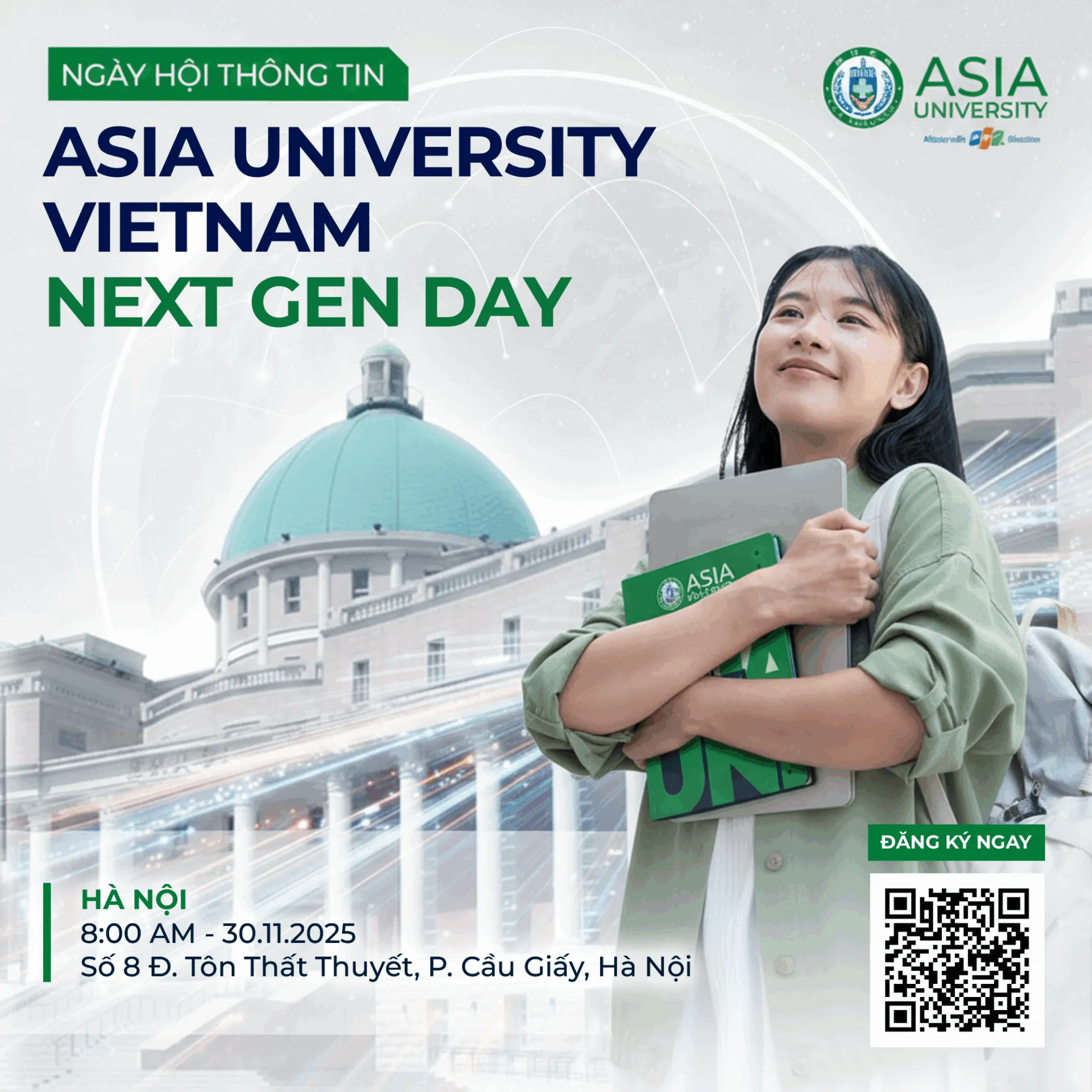 Asia University Vietnam Next Gen Day tổ chức tại cơ sở Hà Nội
