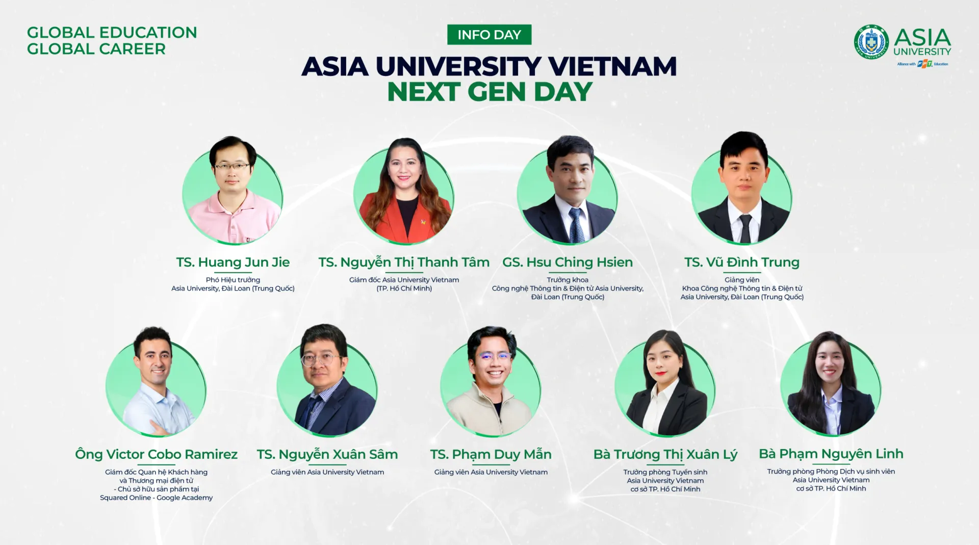 Đội ngũ chuyên gia quốc tế và giảng viên giàu kinh nghiệm sẵn sàng đồng hành, giải đáp lộ trình học tập cho học sinh và phụ huynh tại TP. Hồ Chí Minh