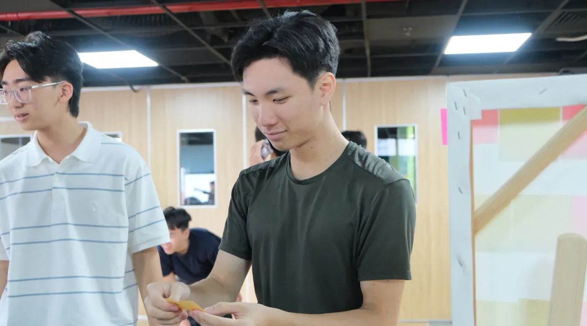 Em Hoàng Minh Thống chia sẻ bản thân cảm thấy tự tin hơn khi tham gia kỳ thi nhờ "Pre-exam Energy Station"