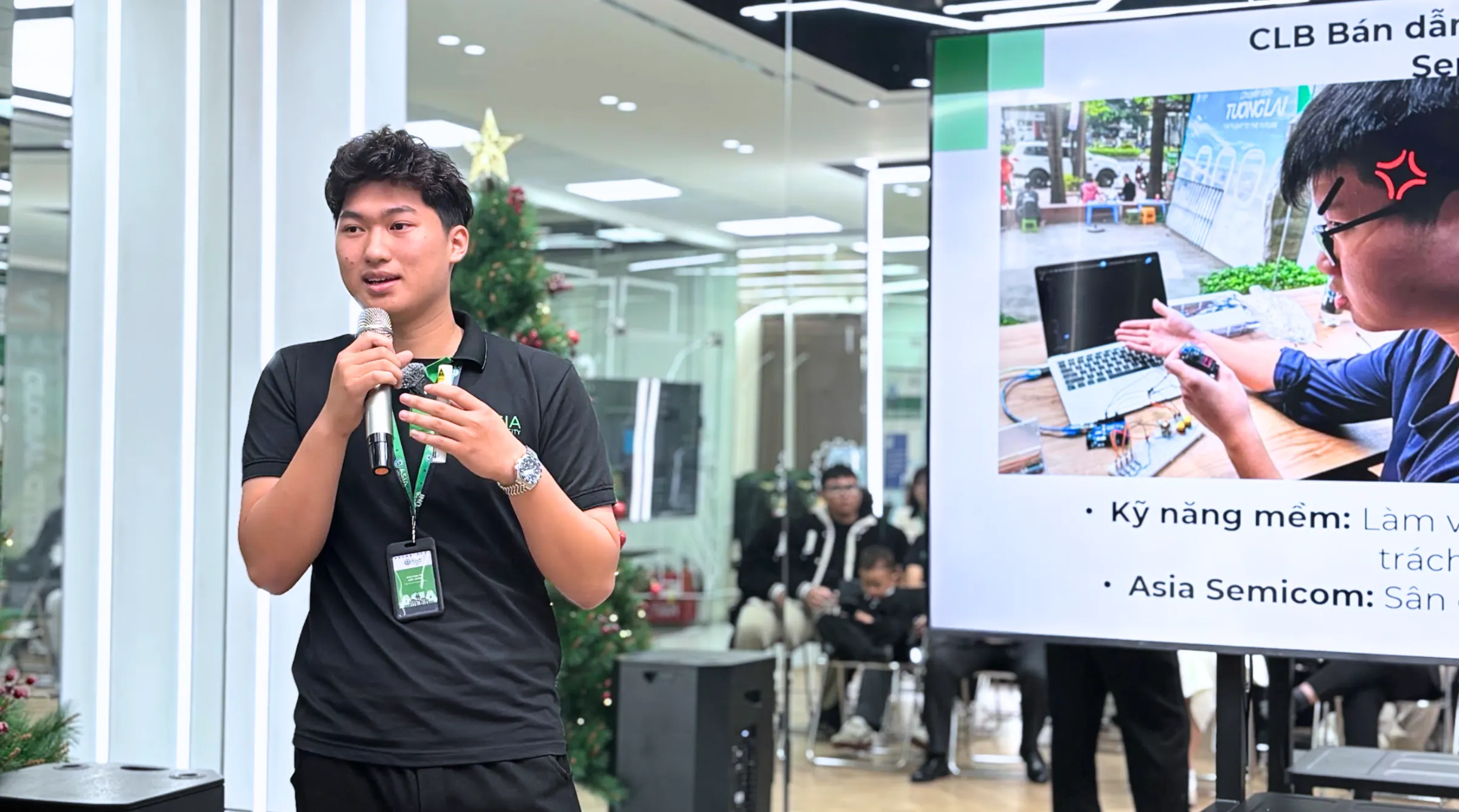 Sinh viên Trần Công Minh chia sẻ về hành trình thay đổi tư duy và những trải nghiệm thực tế trong môi trường học tập quốc tế tại Asia University Vietnam