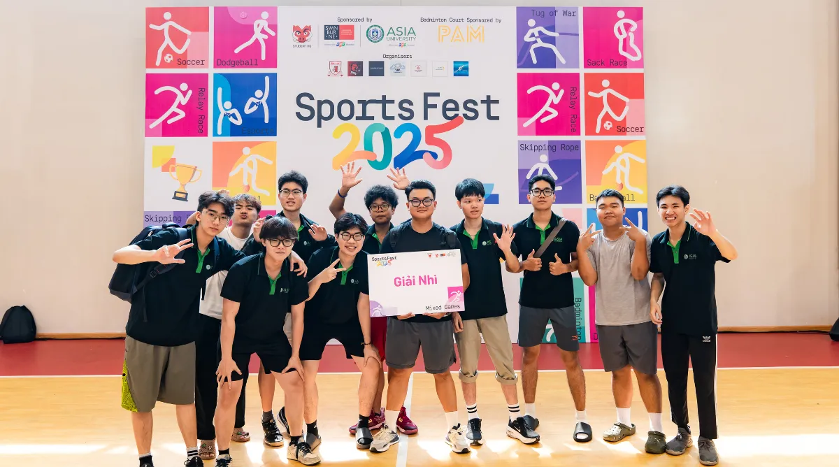 Sinh viên Asia University Vietnam giành 2 giải Nhì tại bộ môn Esports và Mixed Games tại Sports Fest 2025