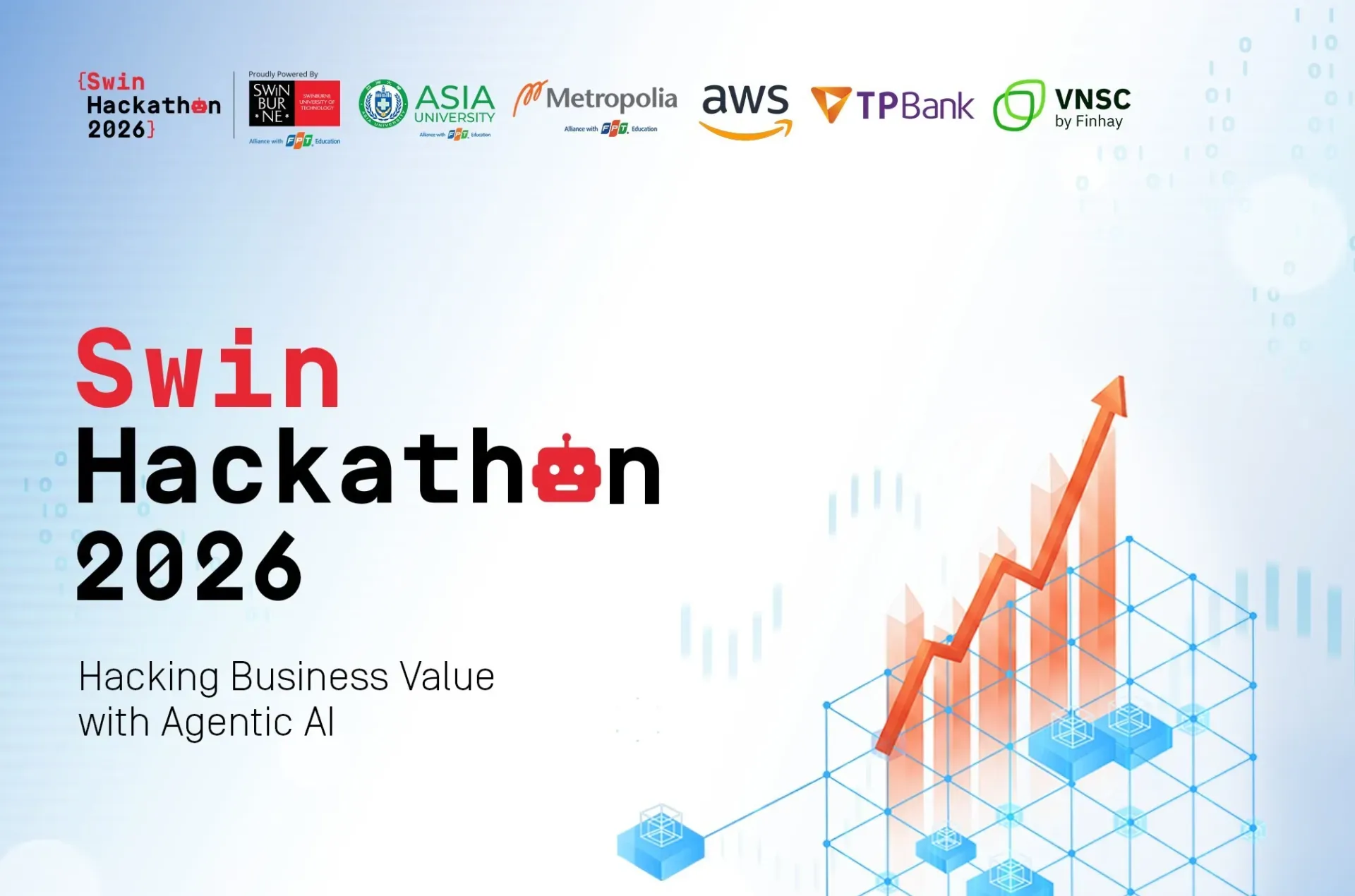 Swin Hackathon 2026 khuyến khích sinh viên các trường đại học tại Việt Nam và quốc tế tham gia