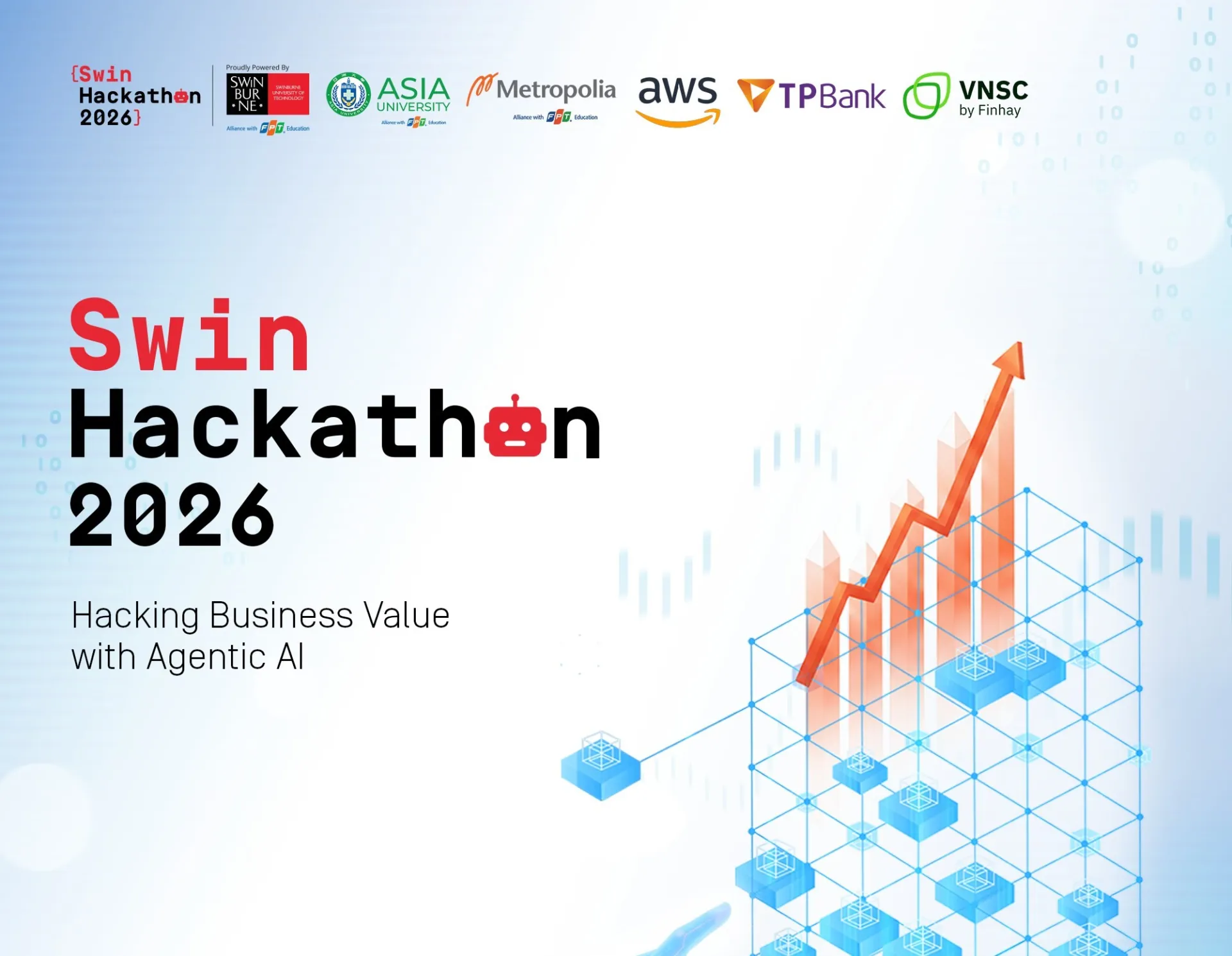Swin Hackathon 2026 khuyến khích sinh viên các trường đại học tại Việt Nam và quốc tế tham gia