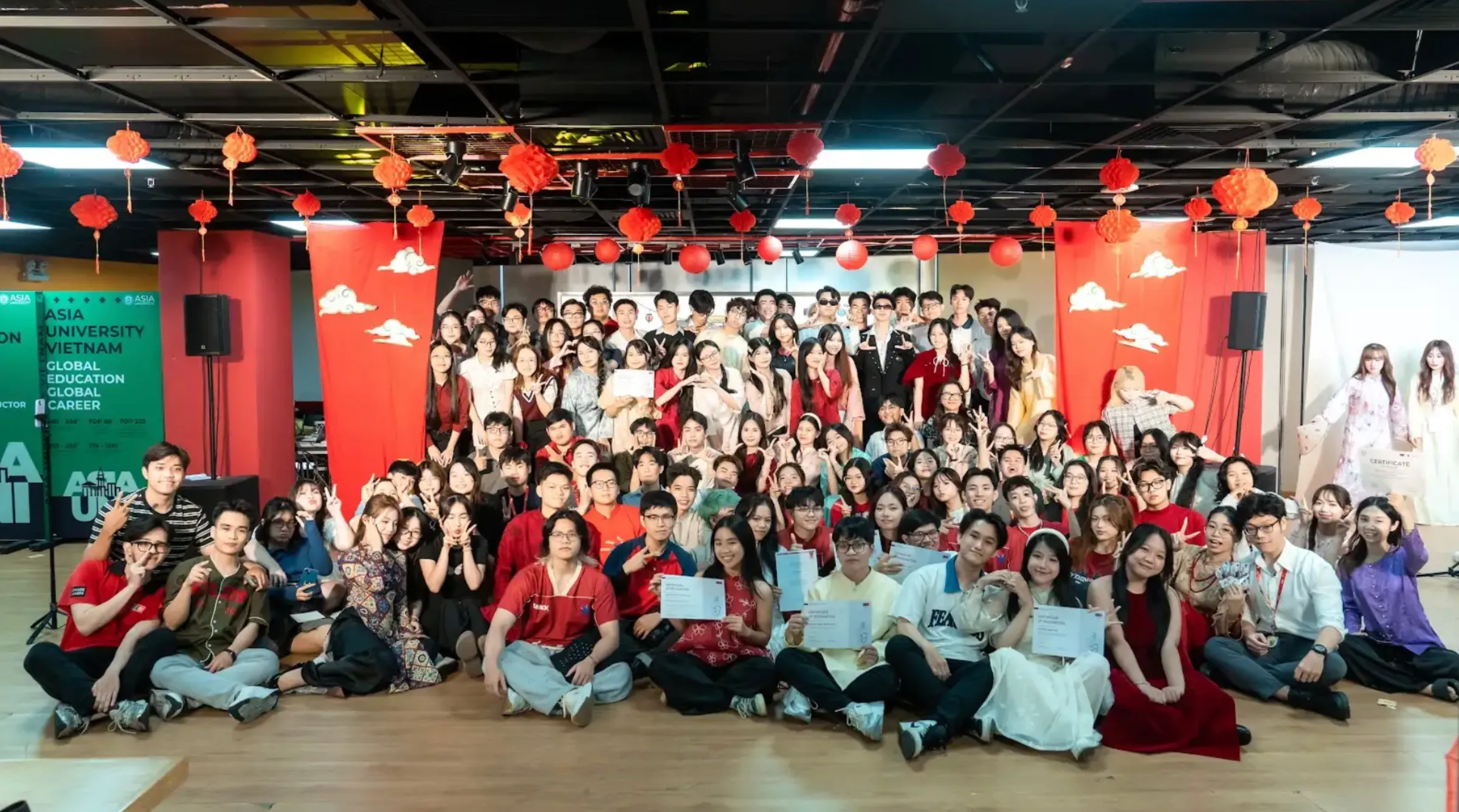 hình ảnh đáng nhớ tại Tết Fair Asia University Vietnam cơ sở TP.HCM