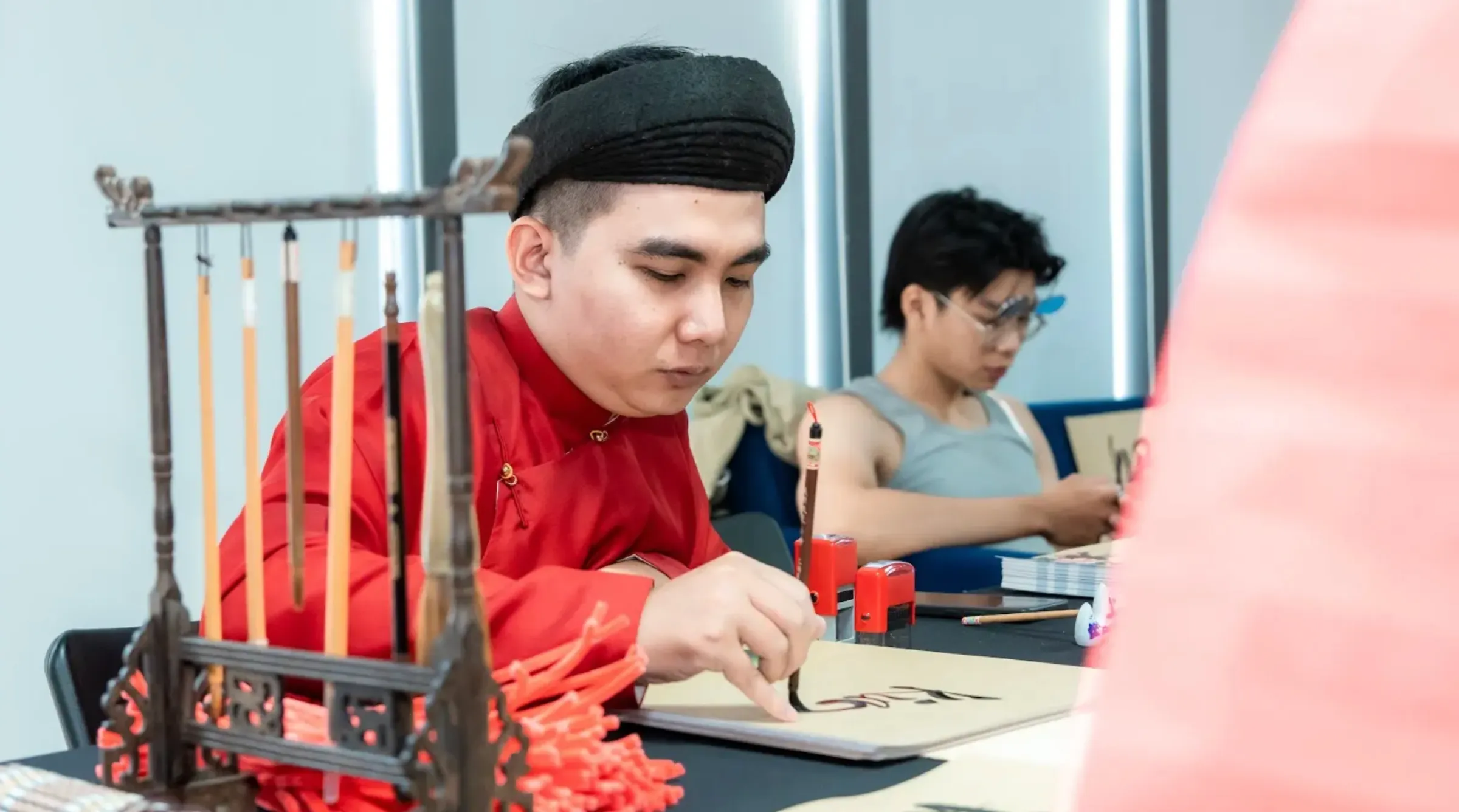 hình ảnh đáng nhớ tại Tết Fair Asia University Vietnam cơ sở TP.HCM