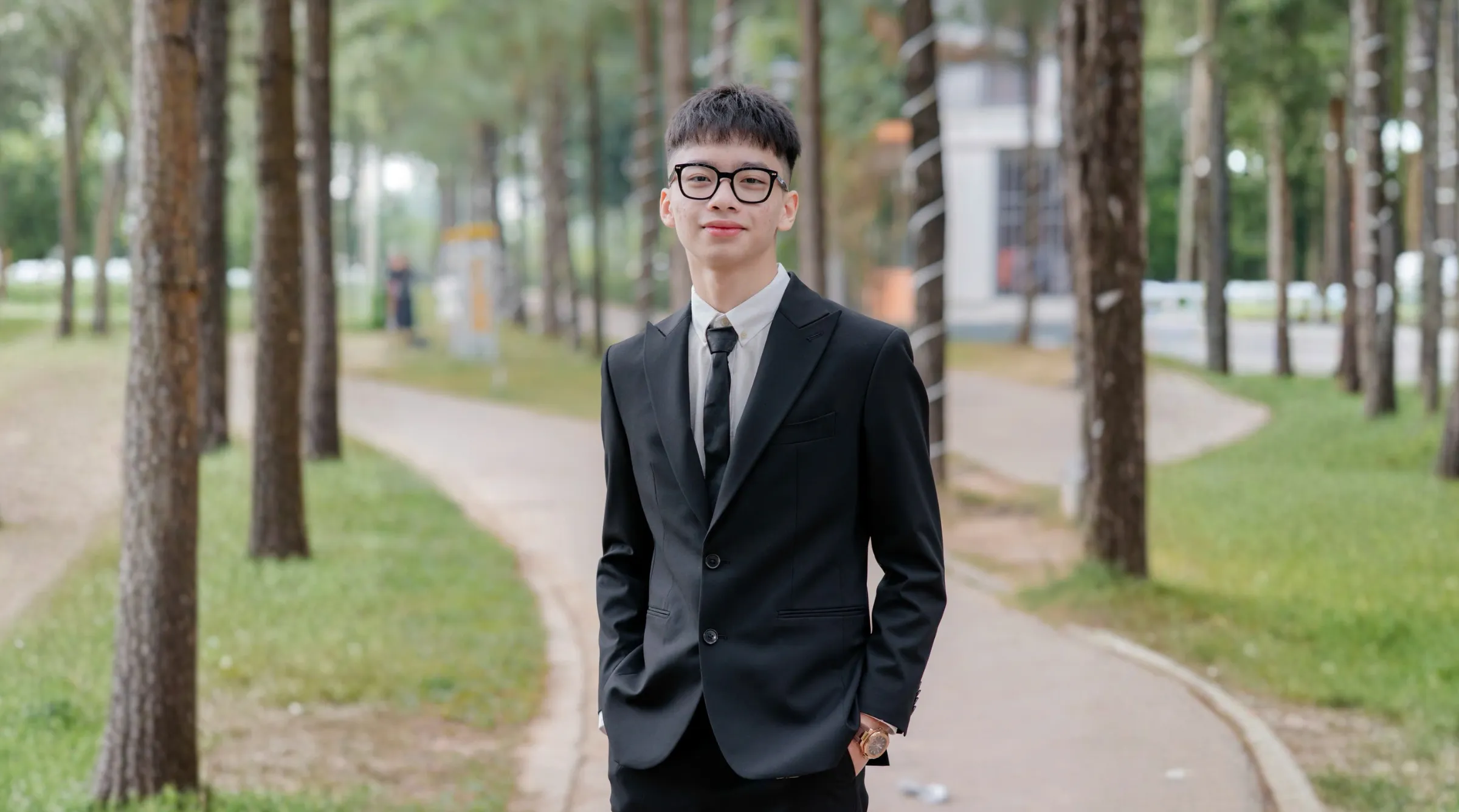 Nguyễn Quốc Việt, học sinh lớp 12A1 Trường THPT FPT Hà Nội, lựa chọn theo đuổi ngành Công nghệ bán dẫn tại Asia University Vietnam