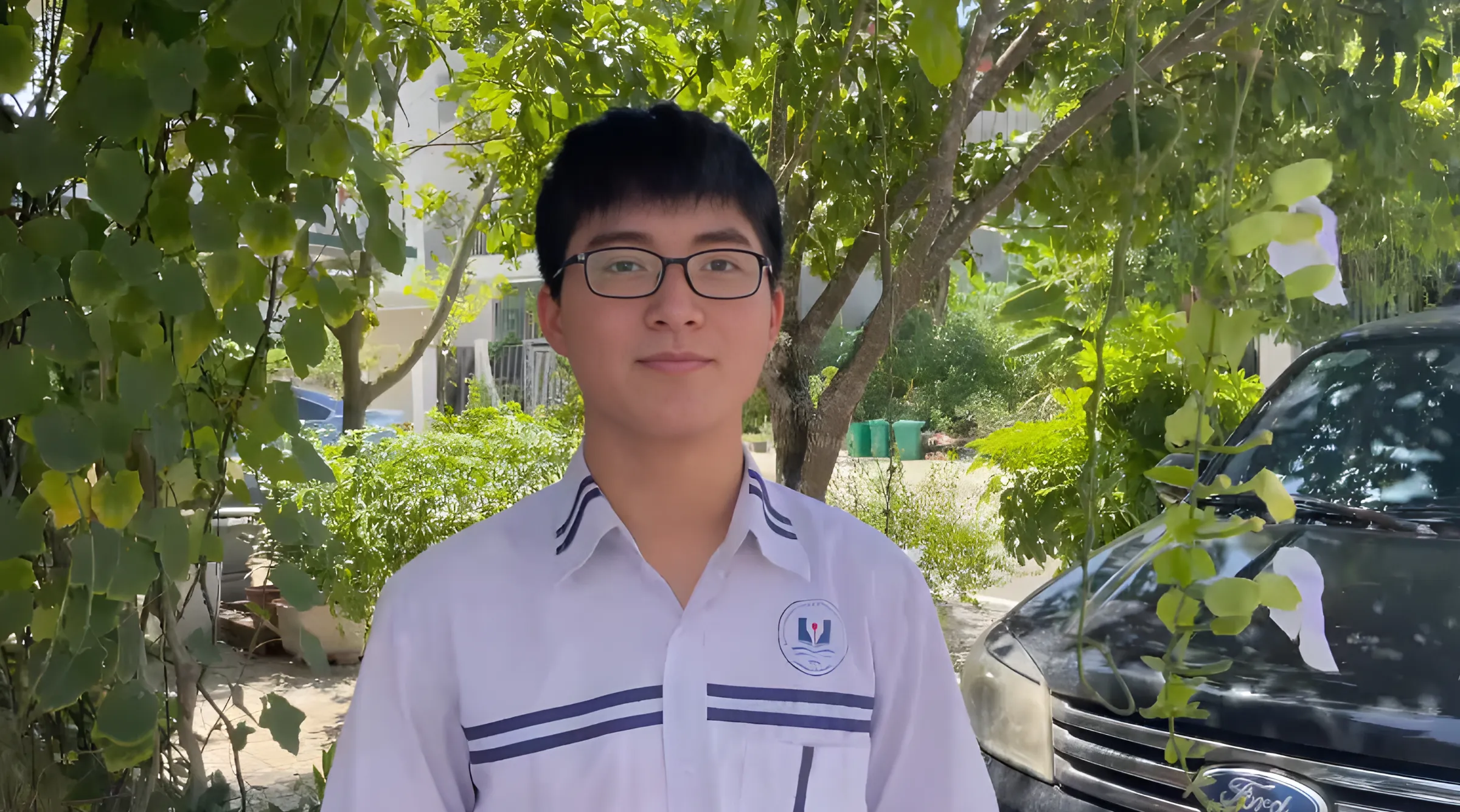 Phạm Tiến Nam, học sinh lớp 12 Trường THPT Uông Bí (Quảng Ninh), chủ nhân học bổng Asia Change Maker năm 2026 của Asia University Vietnam