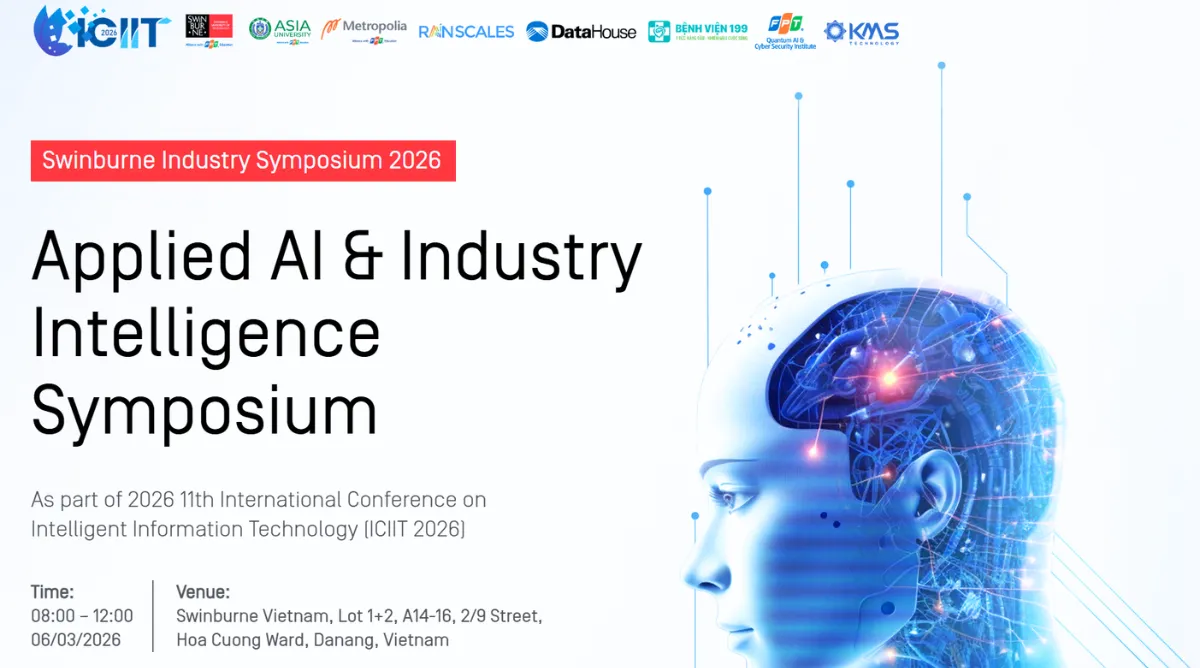 Swin-AIIS 2026 do Asia University Vietnam đồng tổ chức diễn ra vào ngày 6/3/2026 tại Đà Nẵng