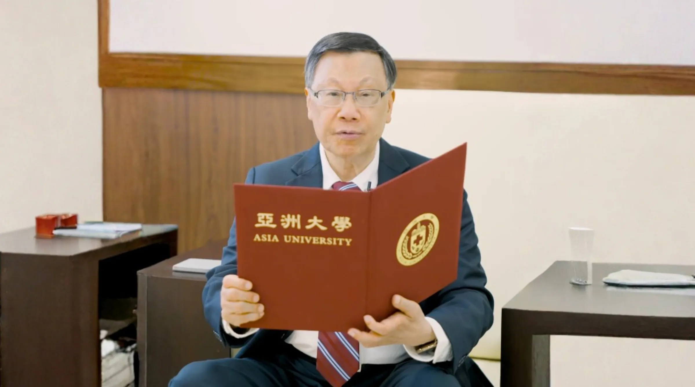 Giáo sư Jeffrey J. P. Tsai - Hiệu trưởng Asia University, Đài Loan (Trung Quốc) khẳng định tầm quan trọng của mối quan hệ hợp tác với đối tác Việt Nam trong thông điệp đầu xuân