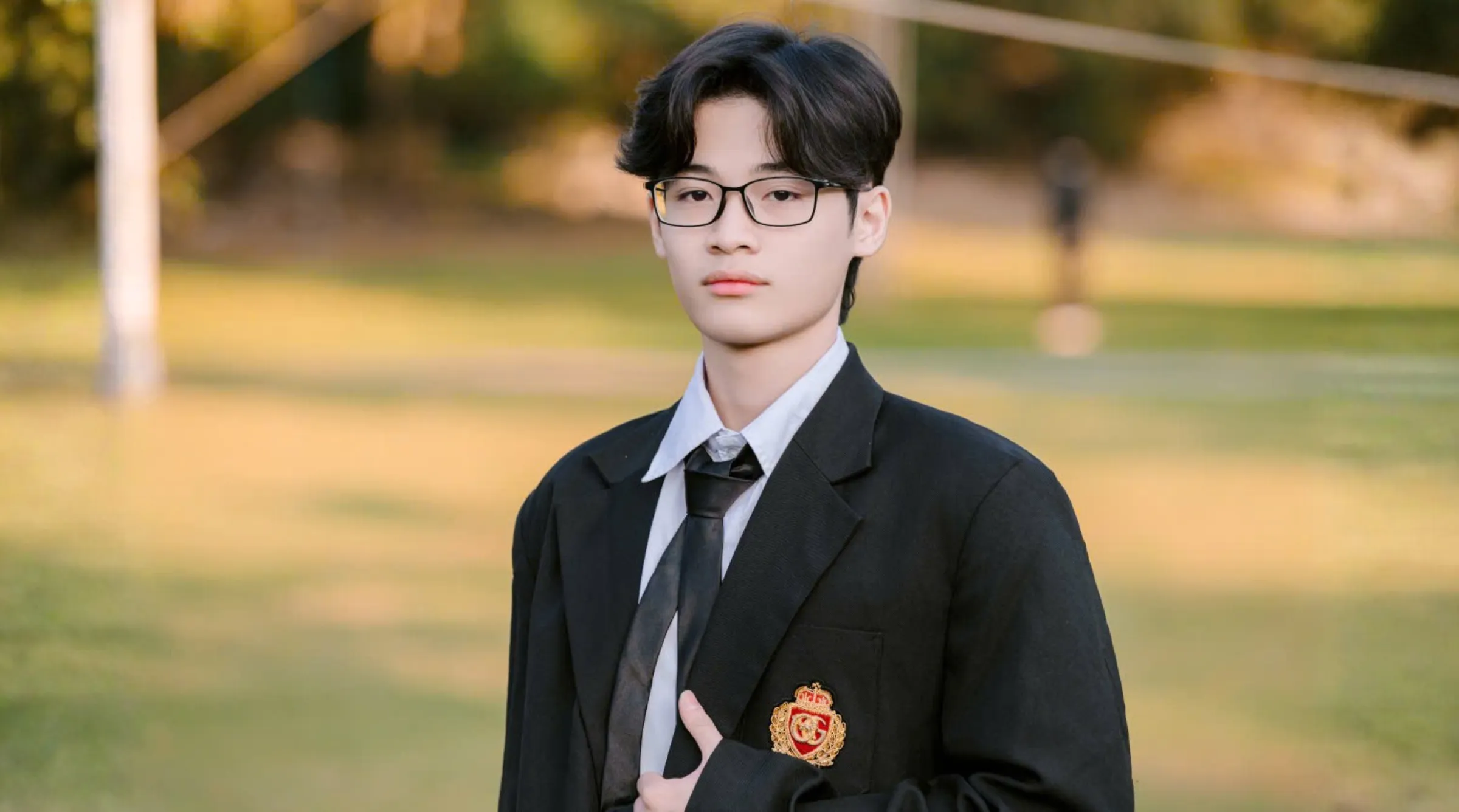 Nguyễn Đức Thiện, học sinh Trường TH, THCS và THPT Ngôi Sao Hoàng Mai (Hà Nội), nhận học bổng Asia Change Maker của Asia University Vietnam 