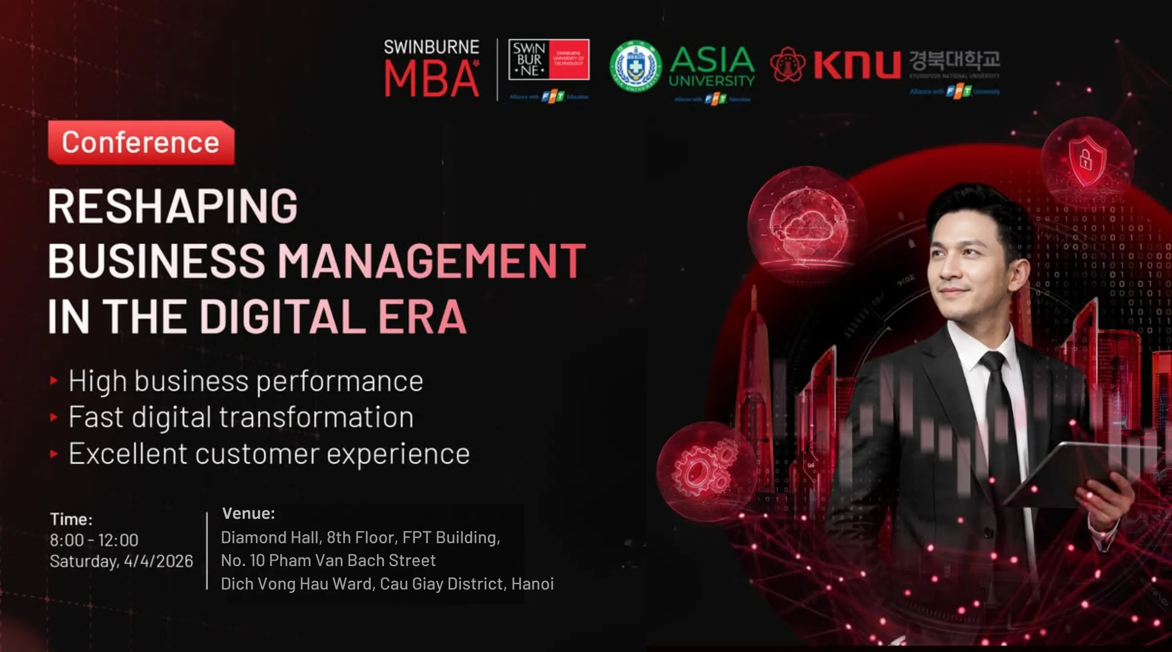 Asia University Vietnam đồng tổ chức hội thảo về tái thiết quản trị doanh nghiệp trong kỷ nguyên số