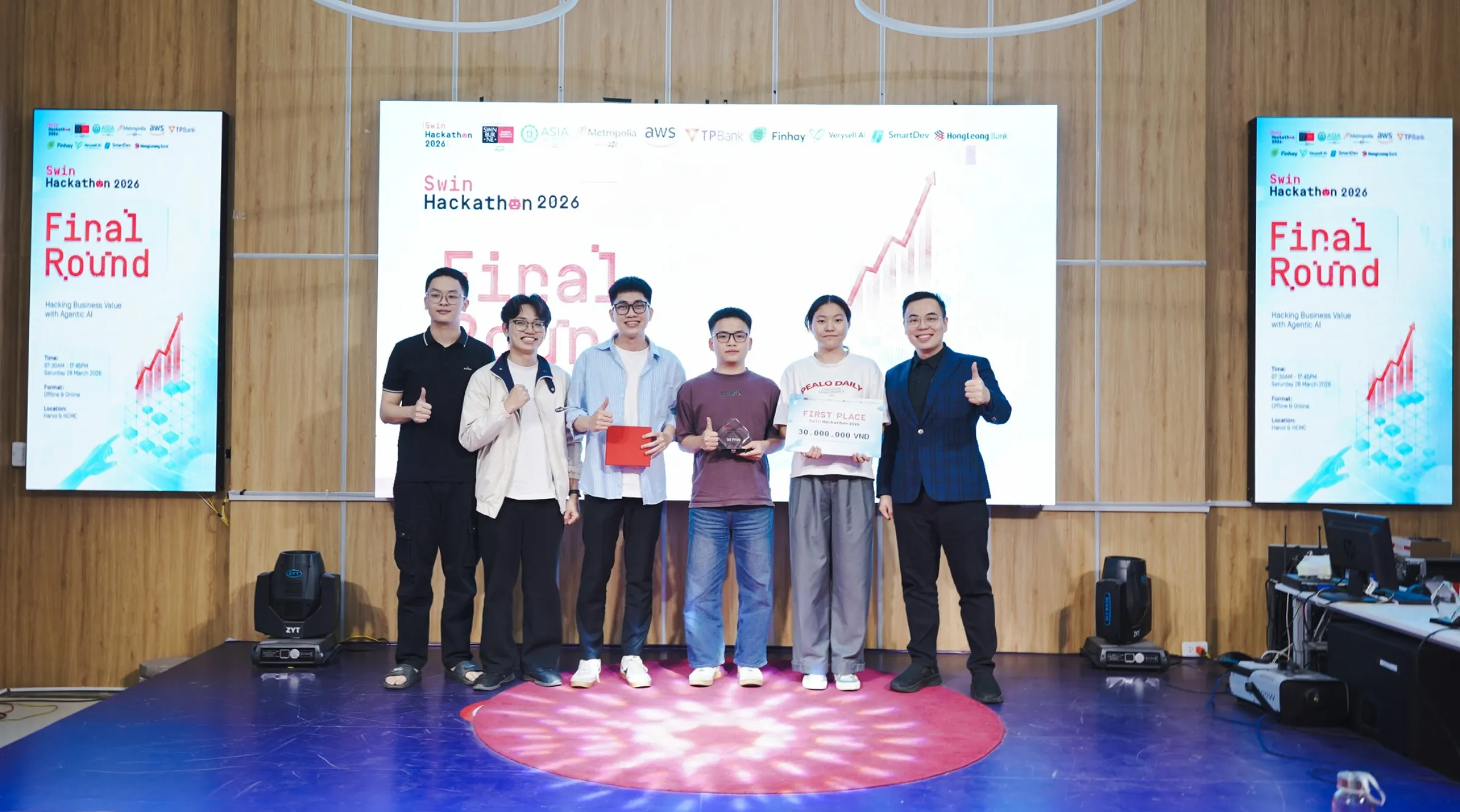 Đội DEEPSLEEP giành giải Nhất “Swin Hackathon 2026” với phần thưởng 30 triệu đồng