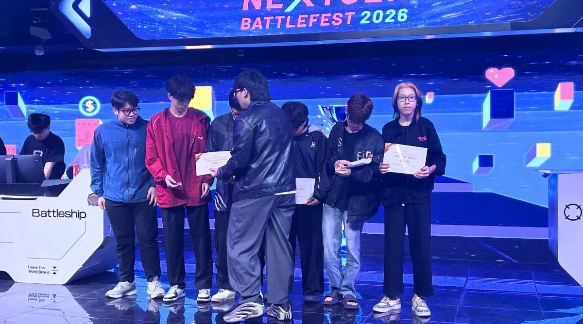 Buổi lễ trao giải tại "Next Gen Battle Fest 2026"