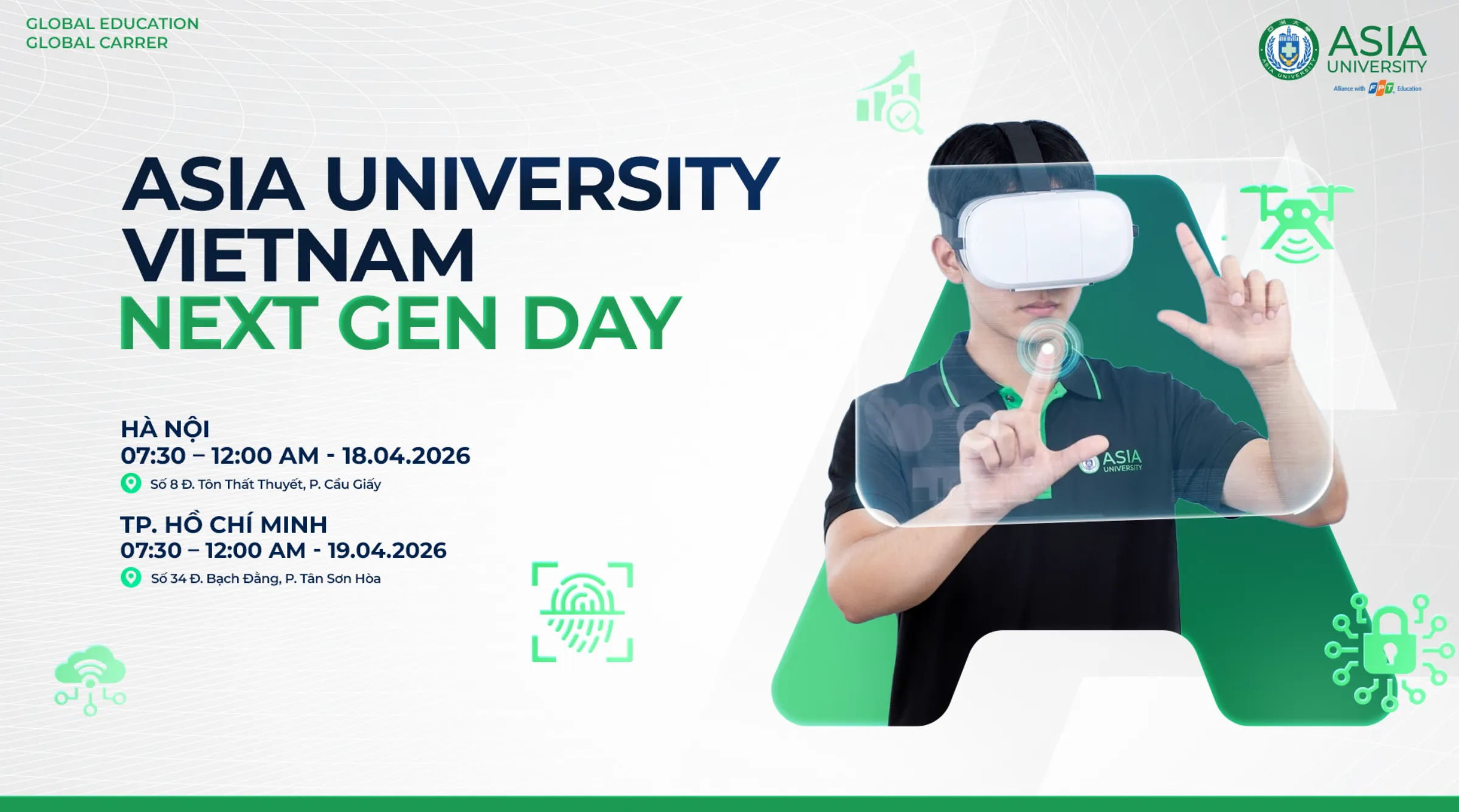 “Asia University Vietnam Next Gen Day” trở lại, mang đến trải nghiệm và tư vấn trực tiếp cho học sinh lớp 12