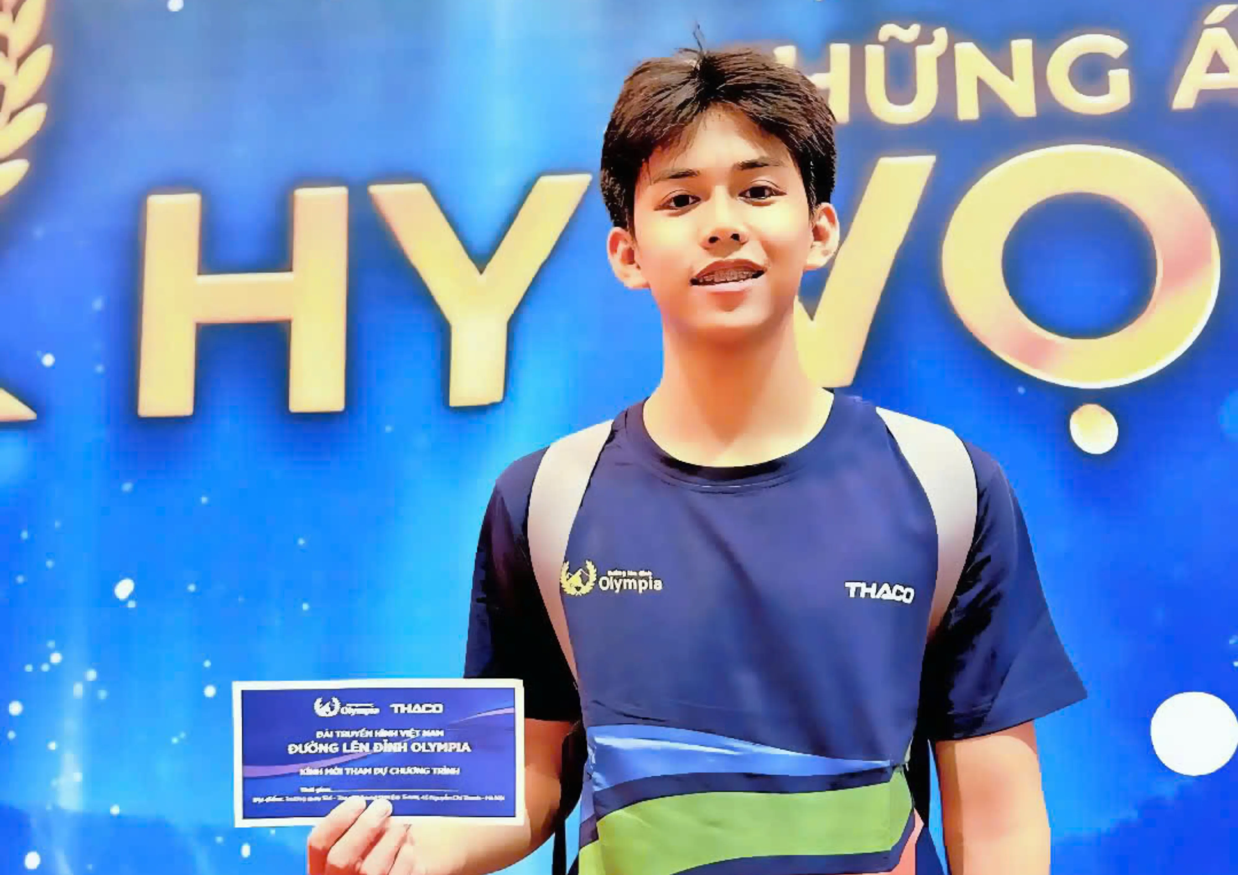  Hoàng Tiến Đạt đạt giải Ba tuần trong cuộc thi Đường lên đỉnh Olympia