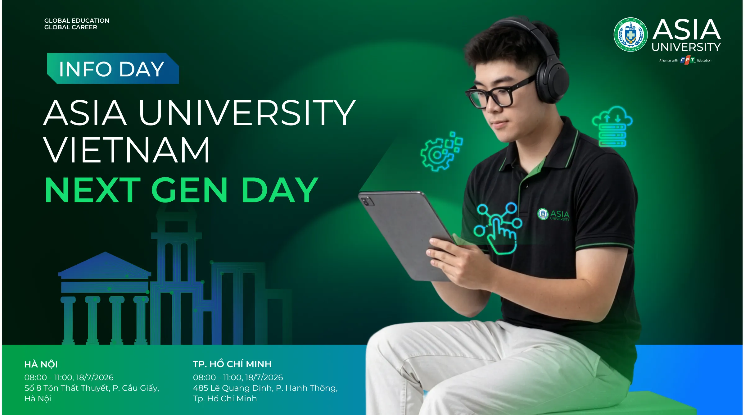 2K8 tìm lời giải cho lựa chọn đại học tại "Asia University Vietnam Next Gen Day"