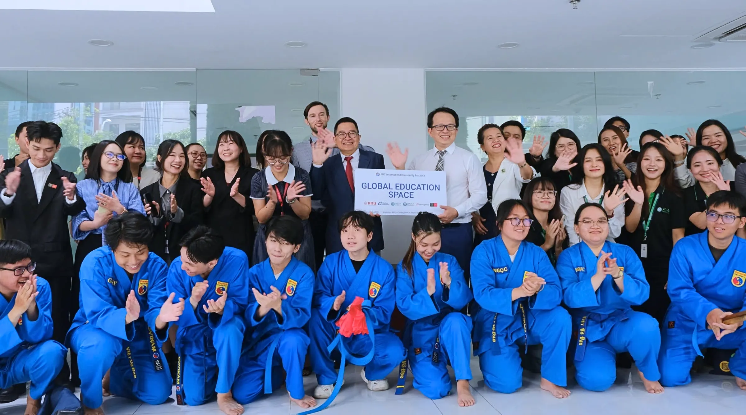 Không khí rộn ràng trong lễ ra mắt “Global Education Space” – cơ sở mới của sinh viên Asia Vietnam tại TP. Hồ Chí Minh