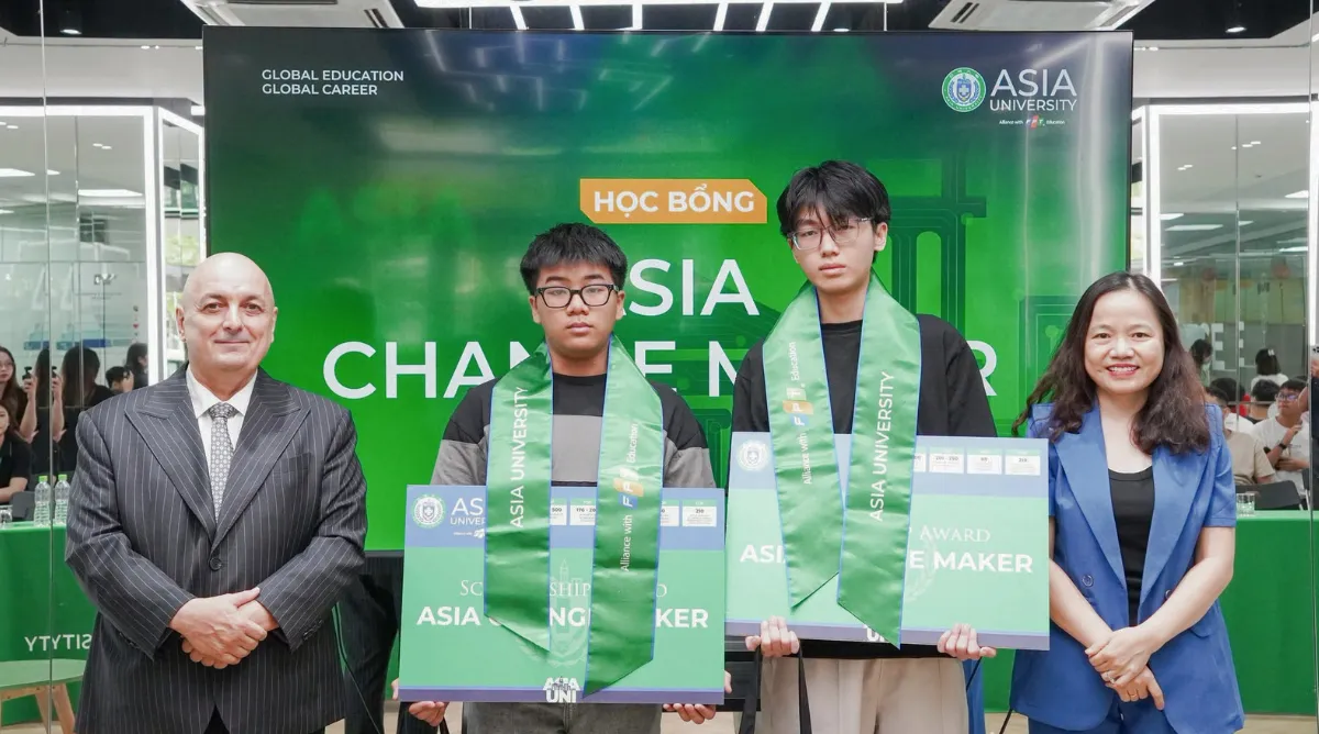 Thí sinh quan tâm đến chương trình Asia Vietnam có cơ hội nhận học bổng lên tới 50% học phí chuyên ngành.