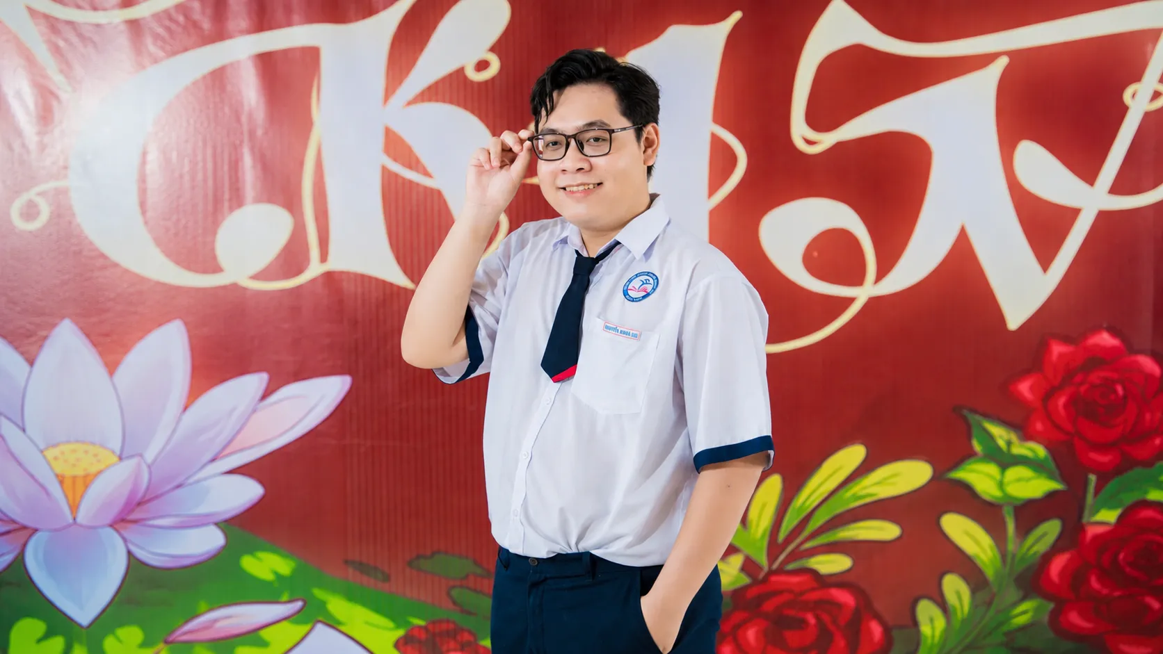 Nguyễn Khoa, học sinh Trường THPT chuyên Nguyễn Quang Diêu (Đồng Tháp), chủ nhân suất học bổng Asia Future Delight của Asia University Program