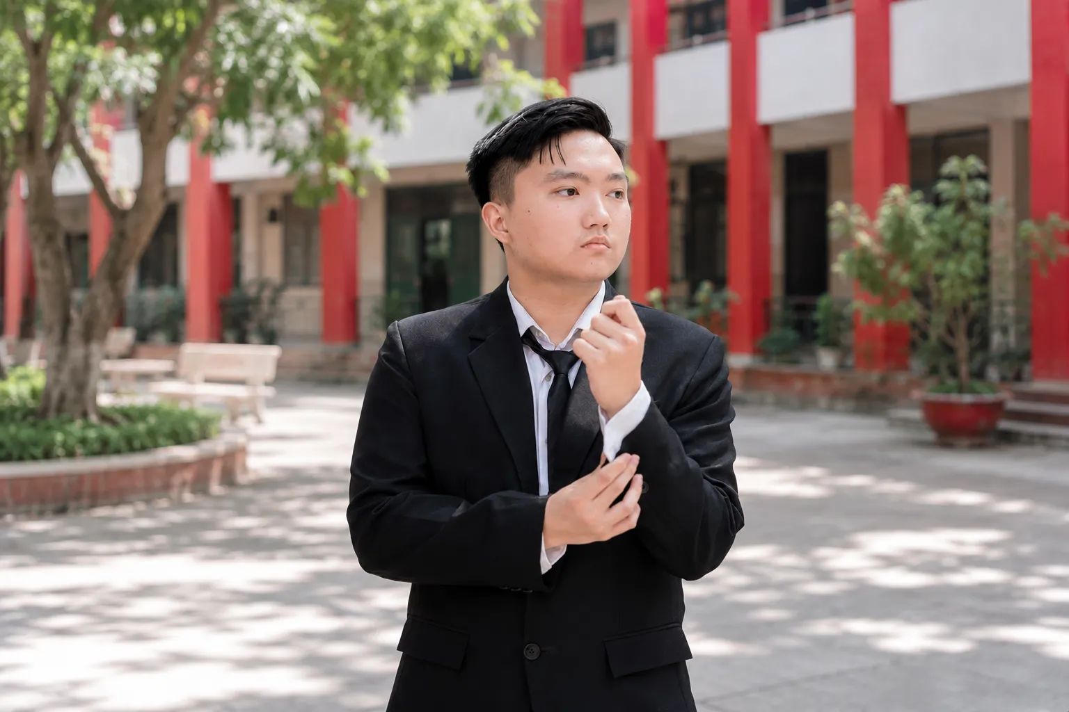 Nguyễn Tấn Dũng, học sinh Trường THPT Ngô Thời Nhiệm (TP.HCM), chủ nhân suất học bổng Asia Future Delight của Asia University Program 