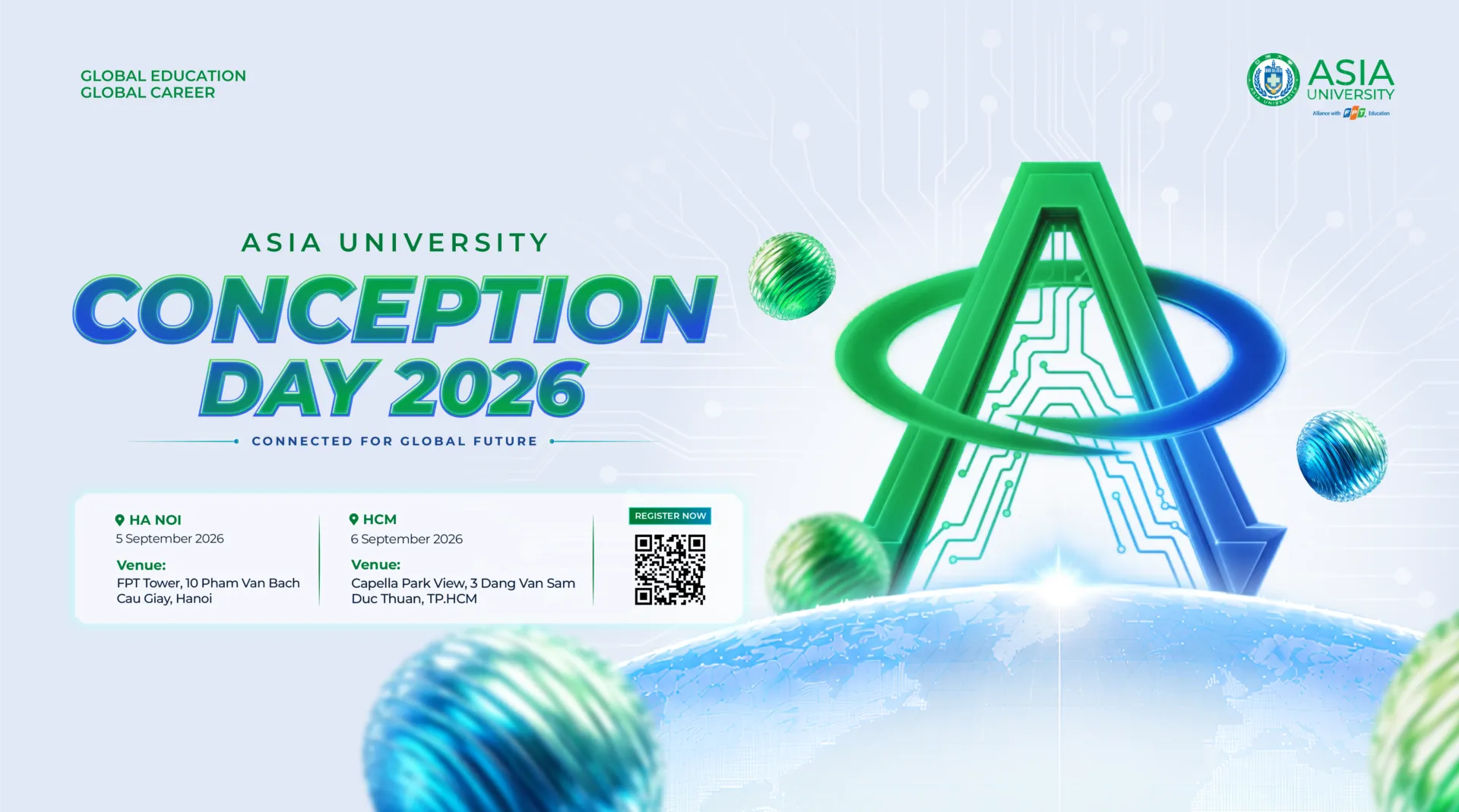 Conception Day 2026 là dấu mốc mở đầu hành trình đại học của thế hệ sinh viên mới tại Asia University Program