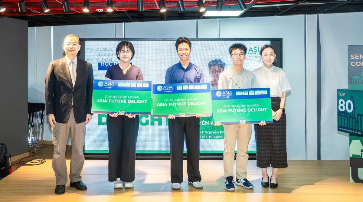 Học bổng Asia Future Delight của Asia University Program mở ra bước tiếp theo để Trần Đạt Khang theo đuổi định hướng Công nghệ bán dẫn trong môi trường học tập quốc tế.