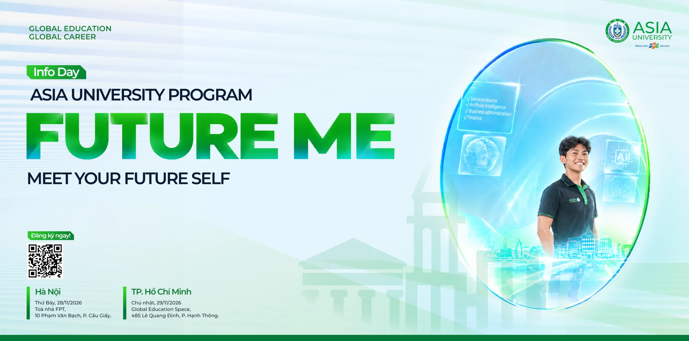 “Future Me” 2026 mang đến hành trình khám phá ngành học, nghề nghiệp và cơ hội học tập quốc tế cùng Asia University Program