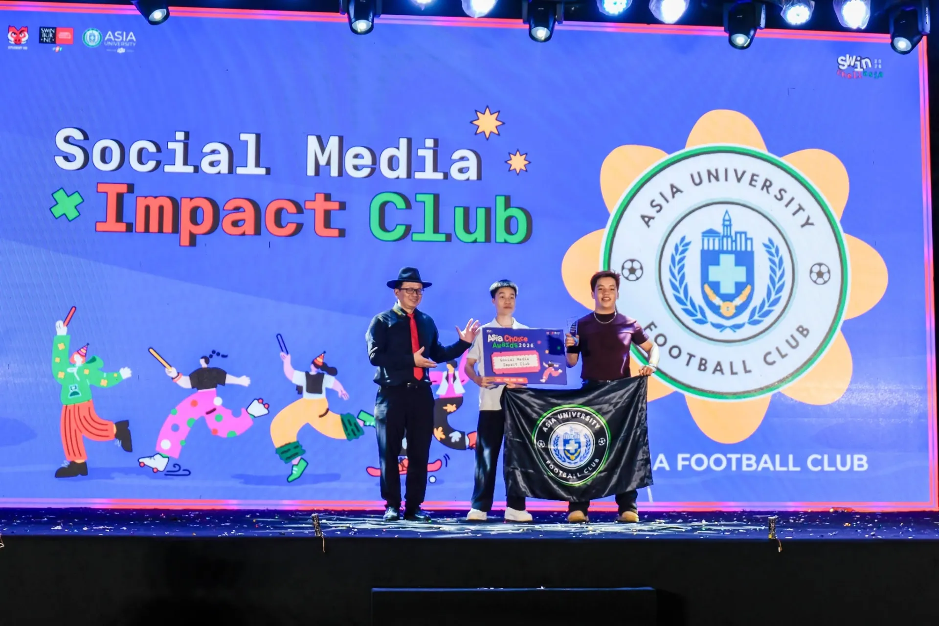 Sinh viên Asia University Program cùng ghi dấu những hoạt động nổi bật của các câu lạc bộ tại Asia Choice Awards 2026