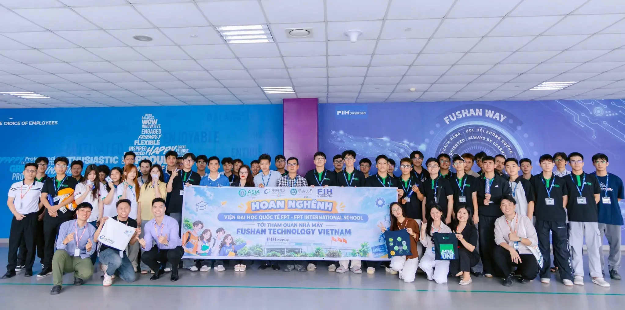 Sinh vi&ecirc;n Asia University Program mở rộng g&oacute;c nh&igrave;n nghề nghiệp tại Fushan Technology Vietnam