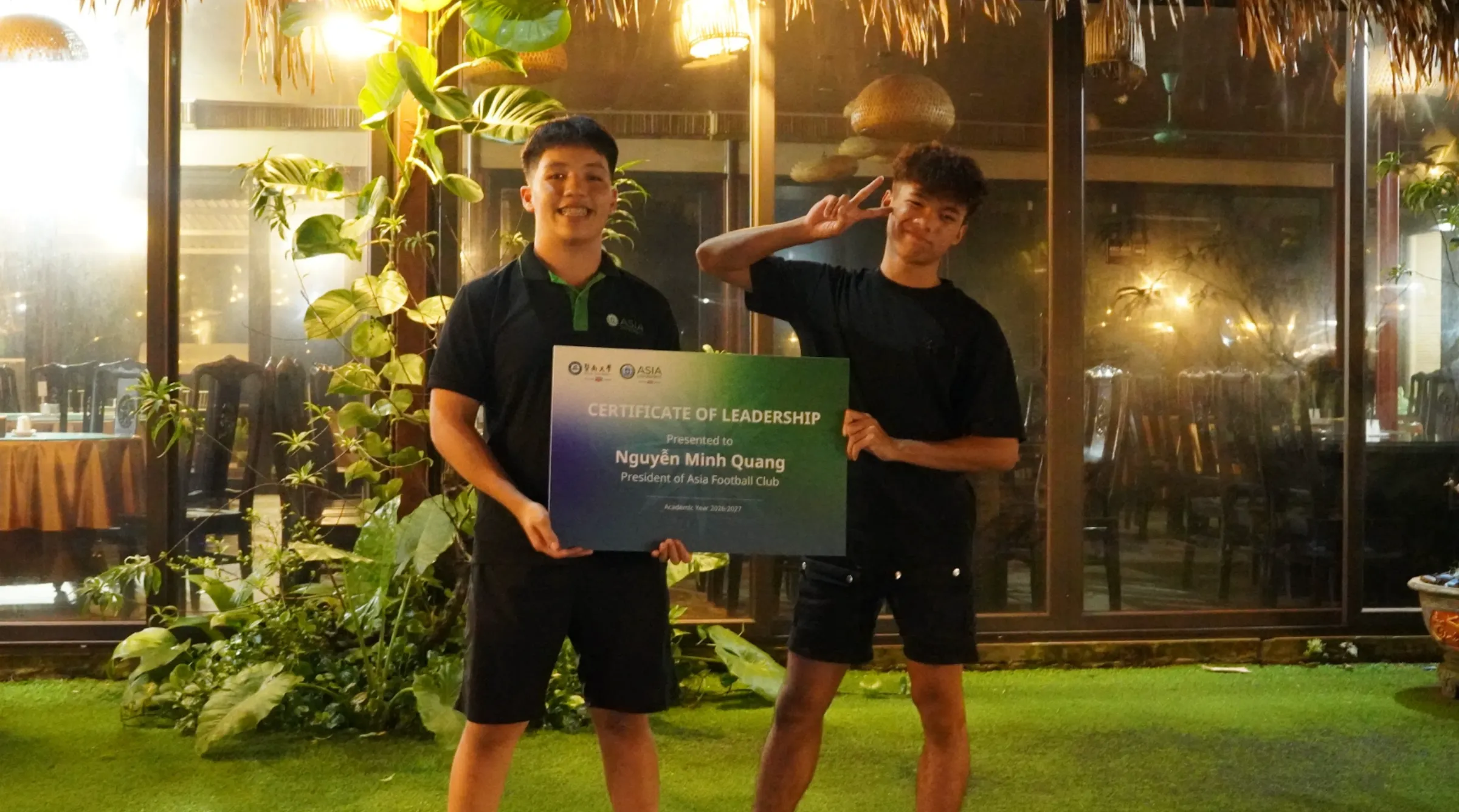Tinh thần đồng đội là ưu tiên Nguyễn Minh Quang đặt ra cho CLB Bóng đá, bên cạnh mục tiêu tăng cơ hội thi đấu và cọ xát tại các giải trong, ngoài trường